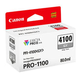 Canon PFI-4100 Lucia Pro II 11 Pigment-Based Ink for imagePROGRAF Pro 1100 Printer (Gray)