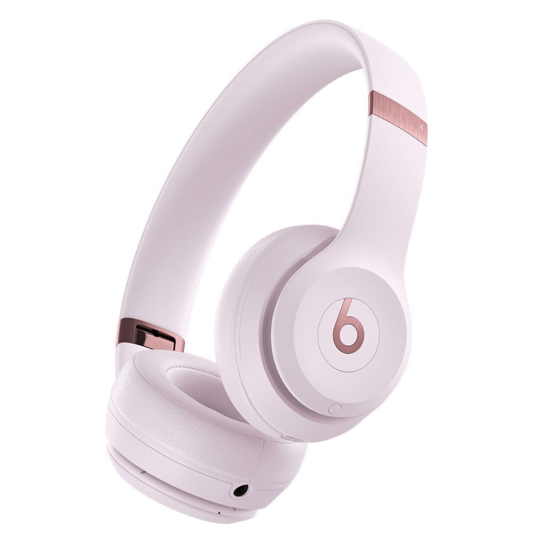 Beats Solo 4 Bluetooth Wireless On-Ear Headphones with Built-In DAC (Cloud Pink, Refurbished)