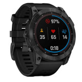 Garmin Fenix 7X Solar-Powered 1.4-Inch Display Multisport GPS Watch (Slate Gray with Black Band)
