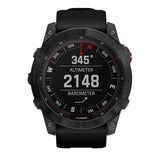 Garmin Fenix 7X Solar-Powered 1.4-Inch Display Multisport GPS Watch (Slate Gray with Black Band)