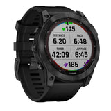 Garmin Fenix 7X Solar-Powered 1.4-Inch Display Multisport GPS Watch (Slate Gray with Black Band)