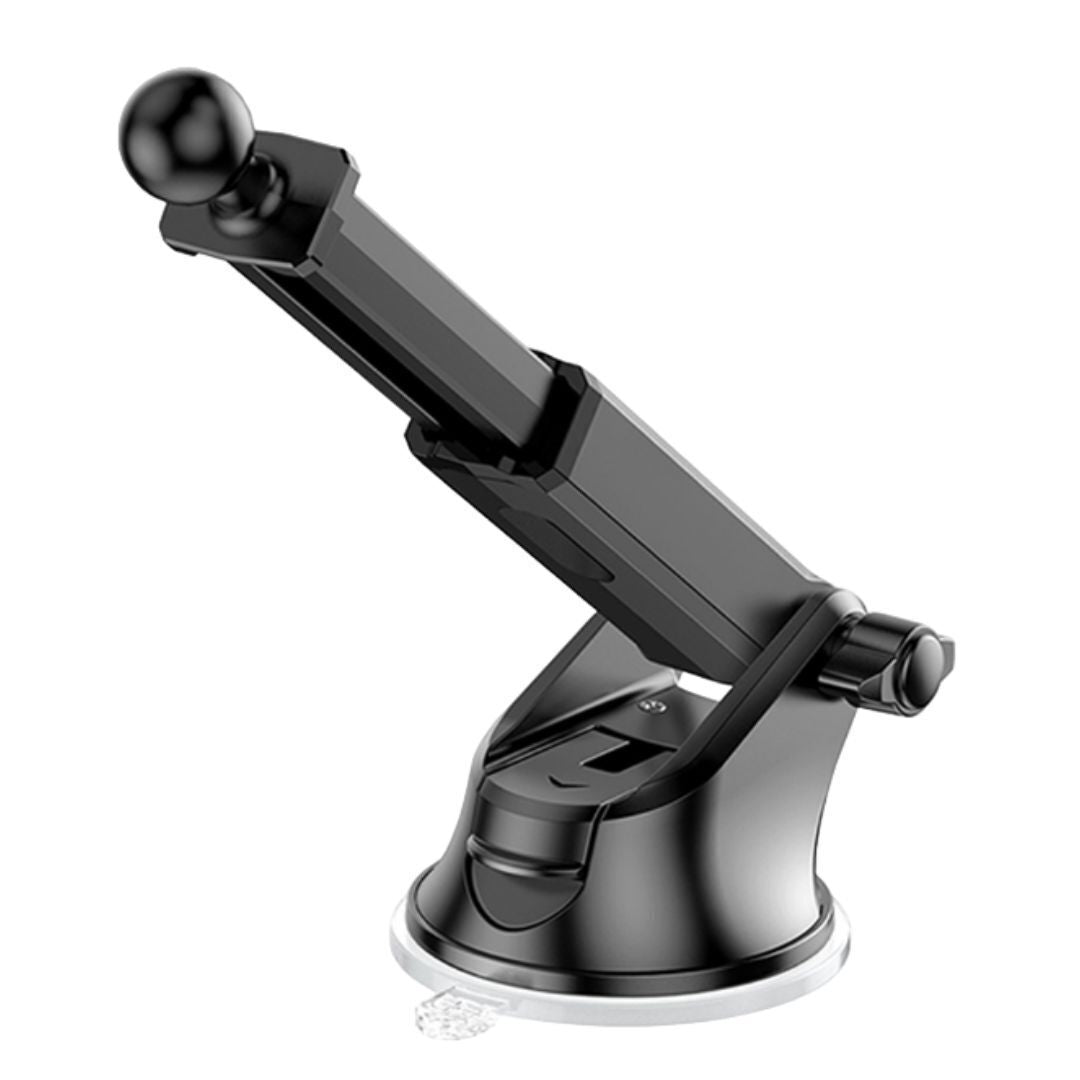 Knox Gear GPS Suction Cup Mount with Lightweight Design, Adjustable Height, and Pivoting Arm (Black)