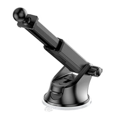 Knox Gear GPS Suction Cup Mount with Lightweight Design, Adjustable Height, and Pivoting Arm (Black)