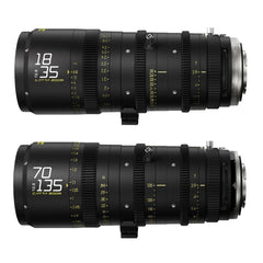 DZOFilm Catta FF 18 to 35mm and 70 to 135mm T2.9 Cine Zoom 2-Lens Bundle for Sony E Camera (Black)