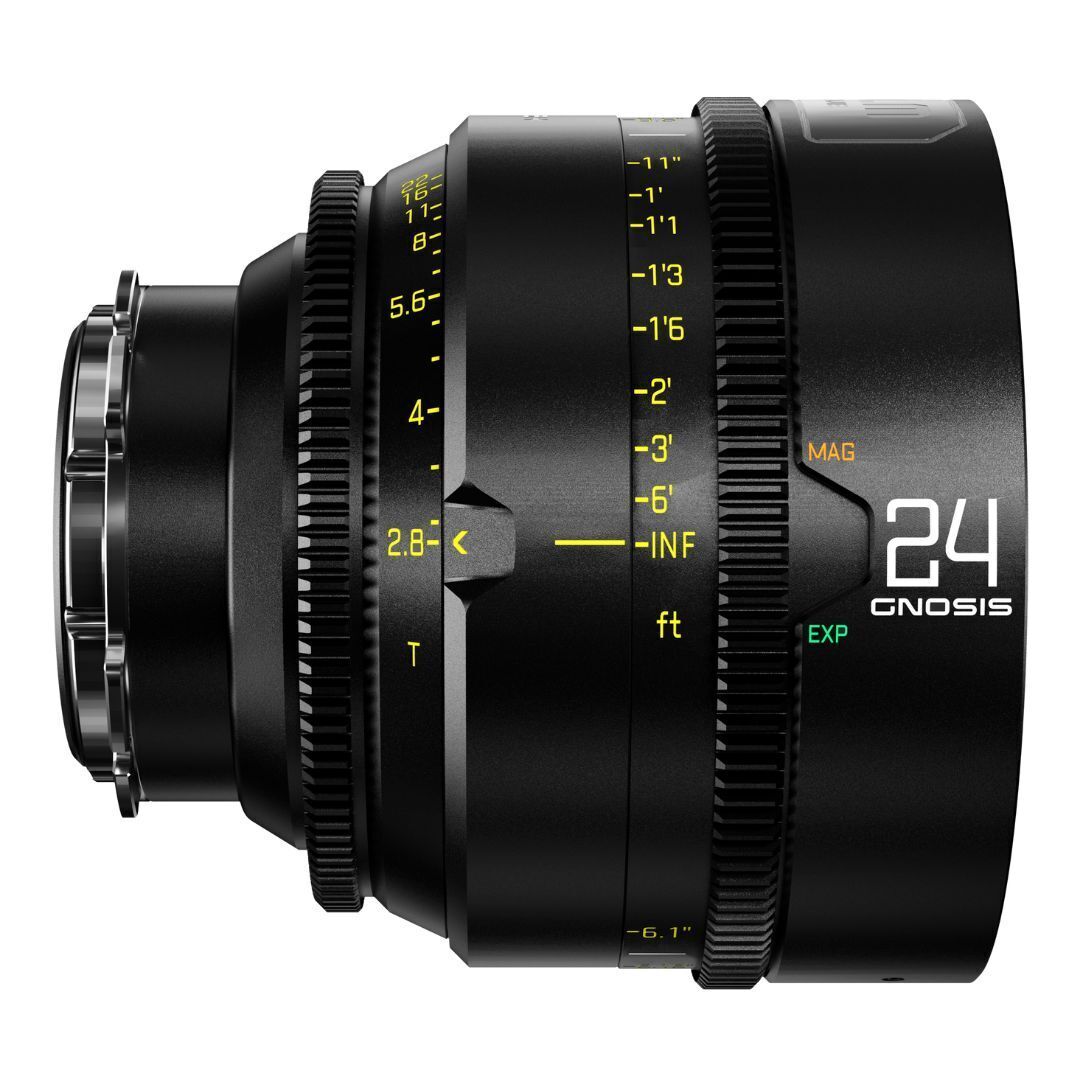 DZOFilm Gnosis 24mm VV T2.8 Macro Cine Lens with 0.8x Magnification (LPL, PL, EF, Black)