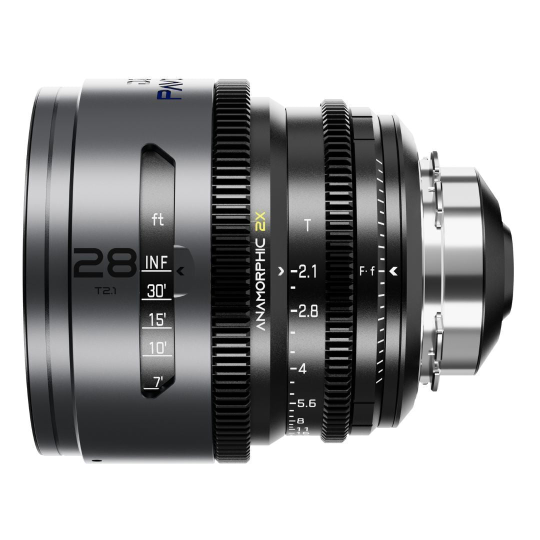 DZOFilm Pavo 2x Anamorphic 6-Lens Set with Blue Coating, PL or EF Mount (Space Gray and Black)