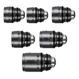 DZOFilm Pavo 2x Anamorphic 6-Lens Set with Blue Coating, PL or EF Mount (Space Gray and Black)