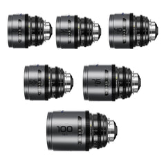 DZOFilm Pavo 2x Anamorphic 6-Lens Set with Blue Coating, PL or EF Mount (Space Gray and Black)