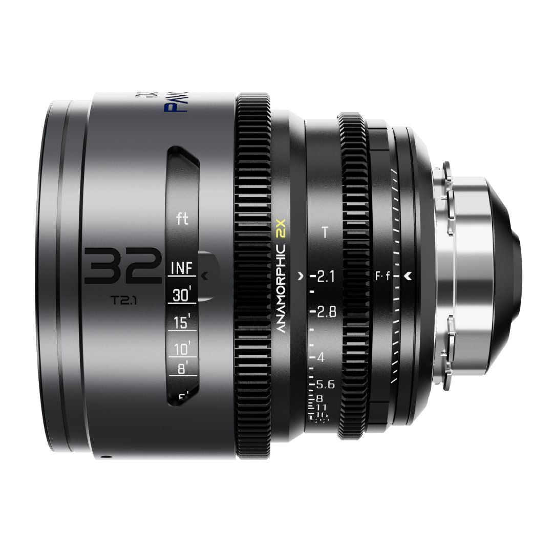 DZOFilm Pavo 2x Anamorphic 6-Lens Set with Blue Coating, PL or EF Mount (Space Gray and Black)