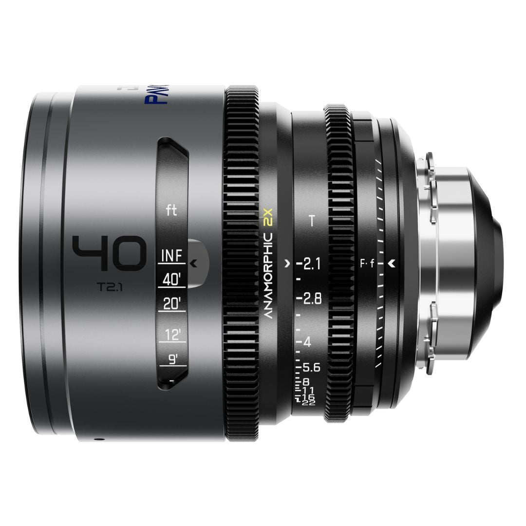 DZOFilm Pavo 2x Anamorphic 6-Lens Set with Blue Coating, PL or EF Mount (Space Gray and Black)