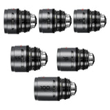 DZOFilm Pavo 2x Anamorphic 6-Lens Set with Neutral Coating, PL or EF Mount (Space Gray and Black)