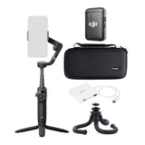 DJI Osmo Mobile 6 Compact, Smartphone Gimbal with DJI Mic 2 Transmitter (1 TX, Shadow Black) Bundle