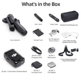 DJI Osmo Mobile 6 Compact, Smartphone Gimbal with DJI Mic 2 Transmitter (1 TX, Shadow Black) Bundle