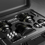 DZOFilm 24mm, 32mm, and 65mm VV T2.8 Macro Cine 3-Lens Kit with 16-Blade Iris (LPL, PL, EF, Black)