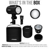 Profoto A2 Monolight with Profoto Clic Magnum Reflector and Profoto Light Shaping Tool Bundle