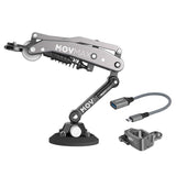 Movmax Blade Arm for DJI Pocket 3 with N2 Arm Technology with Movmax Hoop Connector (Gray) Bundle