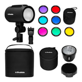 Profoto A2 Monolight with Profoto Color Effects Kit and Reflector with Protective Case Bundle Bundle