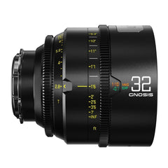 DZOFilm Gnosis 32mm VV T2.8 Macro Cine Lens with 1.0x Magnification (LPL, PL, EF, Black)