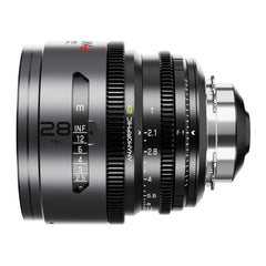 DZOFilm PAVO 28mm Anamorphic 2x T2.1 Neutral Coating PL or EF Mount Lens (Space Gray and Black)