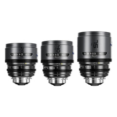 DZOFilm Pavo 2x Anamorphic T2.1 3-Lens Set with Blue Coating, PL or EF Mount (Space Gray and Black)