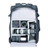 Vanguard VEO Select 49 Incognito Backpack and Shoulder Bag for DSLR Cameras with Dividers (Black)