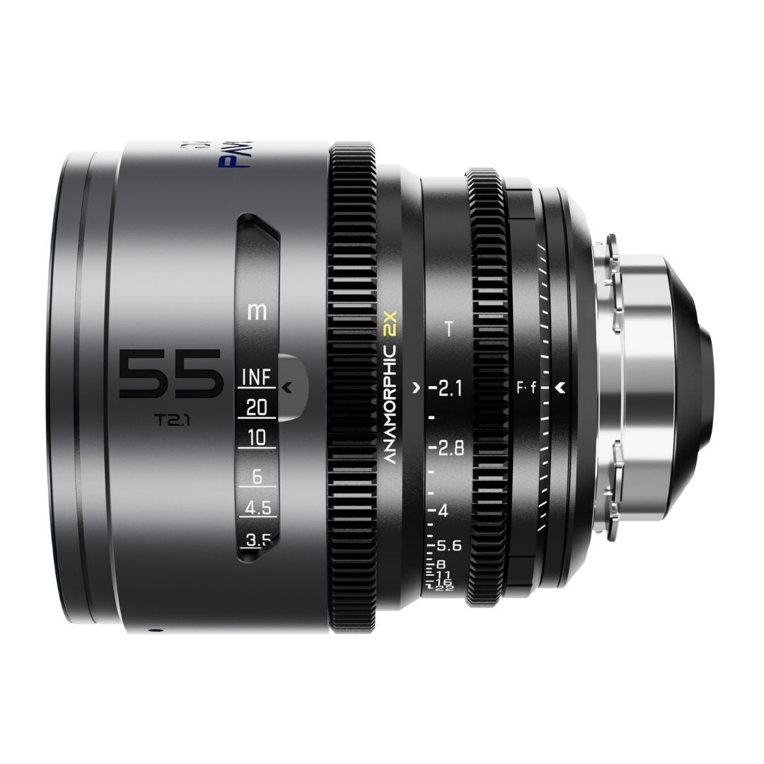 DZOFilm PAVO 55mm Anamorphic 2x T2.1 Blue Coating and PL or EF