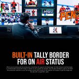 Blackmagic Design 15.6-Inch SmartView 4K G3 Broadcast Monitor with SMPTE 2110 (Deep Black) Bundle