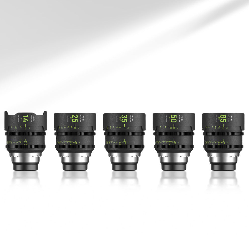 NiSi 85mm Athena Prime T1.9 Full Frame Cinema Lens with 77mm Thread (E Mount, Drop-In Filter) Bundle