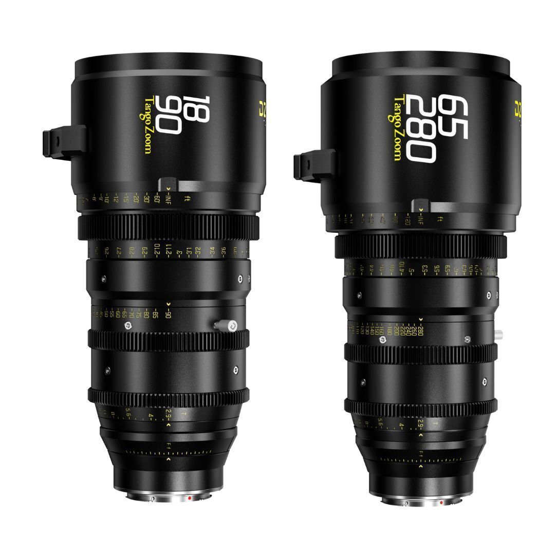 DZOFilm Tango 18-90mm T2.9 and 65-280mm T2.9-4 S35 Zoom Lens Bundle with PL or EF Mount (Black)