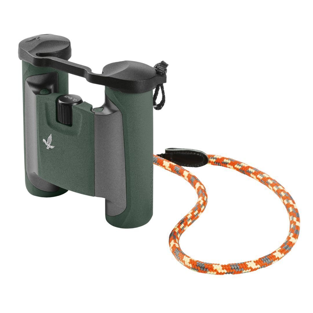 SWAROVSKI OPTIK 10x25 CL Pocket Binocular with Long Eye Relief (Green, Wild Nature Field Bag)