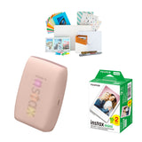 Fujifilm Instax Mini Link 3 Compact Smartphone Printer with Instax AiR Studio App (Rose Pink) Bundle