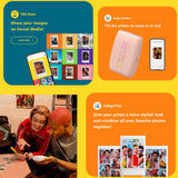 Fujifilm Instax Mini Link 3 Compact Smartphone Printer with Instax AiR Studio App (Rose Pink) Bundle