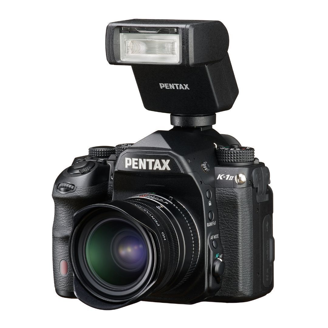 PENTAX AF180FG Auto Flash with Built-In Wide-Angle Panel and Weather-Resistant Construction (Black)