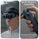 DJI Mini 4 Pro (DJI RC 2) with Goggles 3 and RC Motion 3 FPV Controller Bundle