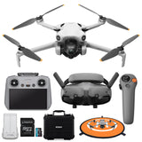 DJI Mini 4 Pro (DJI RC 2) with Goggles 3 and RC Motion 3 FPV Controller Bundle