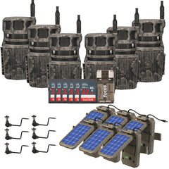 Stealth Cam Revolver 40MP Pro 360-Degree Cellular Trail Camera with Threaded Mount (6-Pack) Bundle