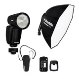 Profoto A10 On-Camera Flash Light with Profoto 2-Feet Clic Softbox Octa and Profoto Trigger Bundle