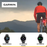 Garmin Fenix E 47mm GPS Smartwatch with 1.3-Inch AMOLED Display (Slate Gray Steel and Black) Bundle