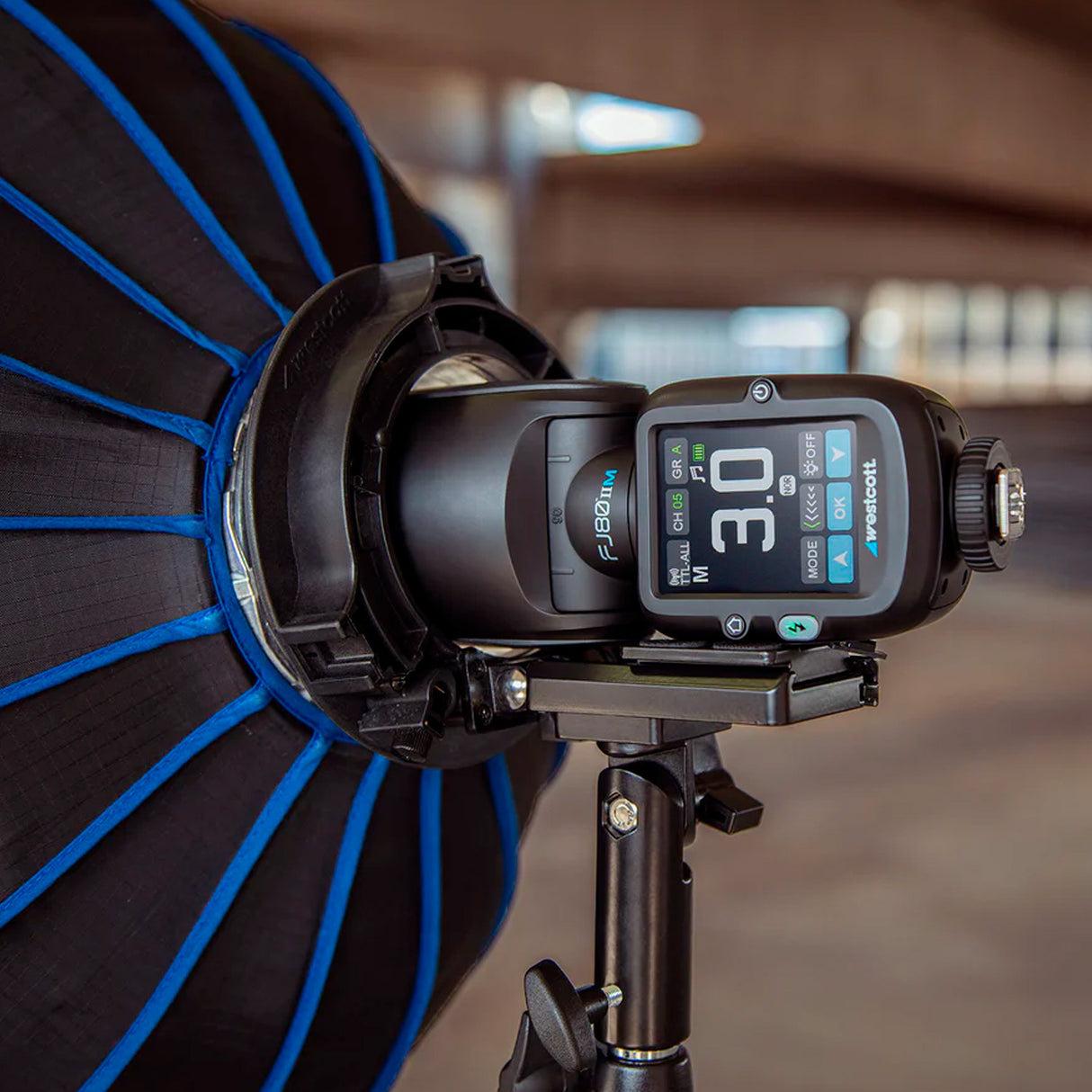 Westcott FJ80 II M Universal Touchscreen 80Ws Speedlight with Adapter Bundle