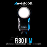 Westcott FJ80 II M Universal Touchscreen 80Ws Speedlight with Adapter Bundle