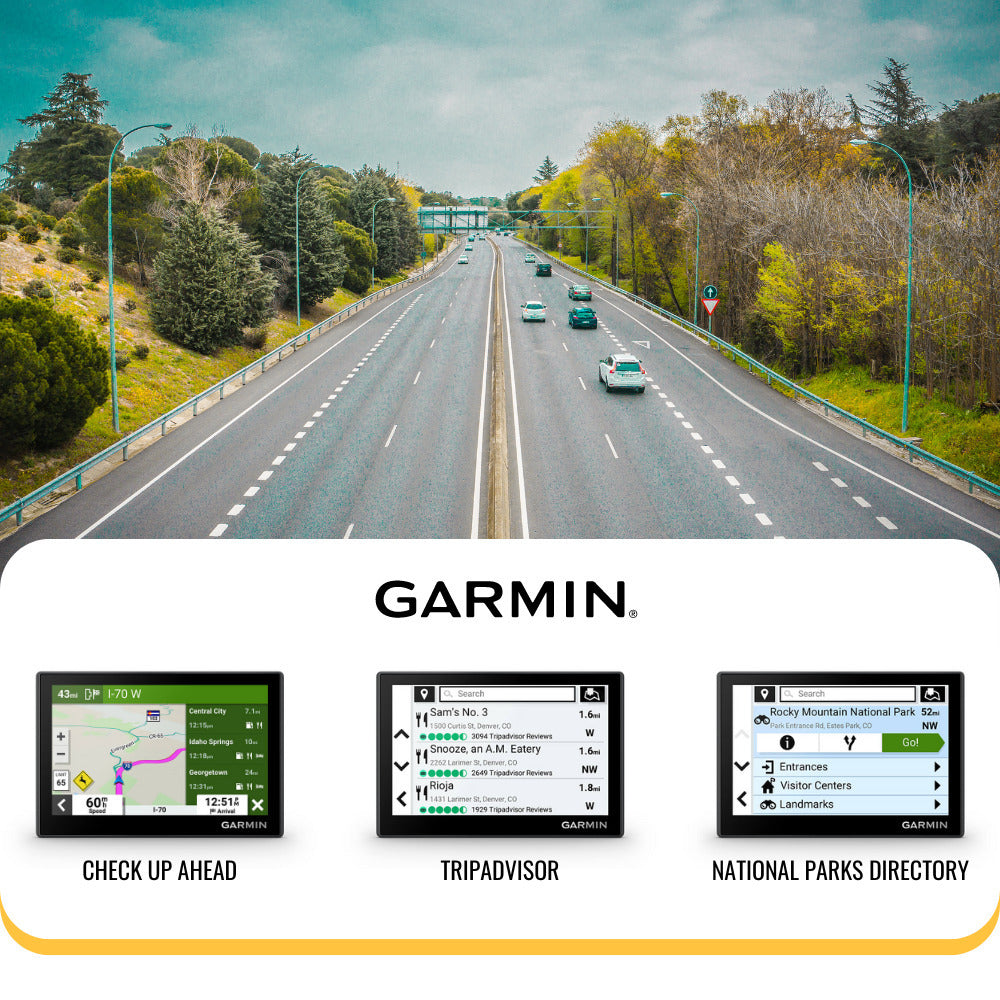 Garmin Drive 53 GPS Navigator with Knox Gear GPS Suction Cup Mount with Pivoting Arm (Black) Bundle