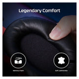 HyperX Cloud II Wired Gaming Headset with Memory Foam and Leatherette and 53mm Drivers (Black-Red)