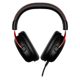 HyperX Cloud II Wired Gaming Headset with Memory Foam and Leatherette and 53mm Drivers (Black-Red)