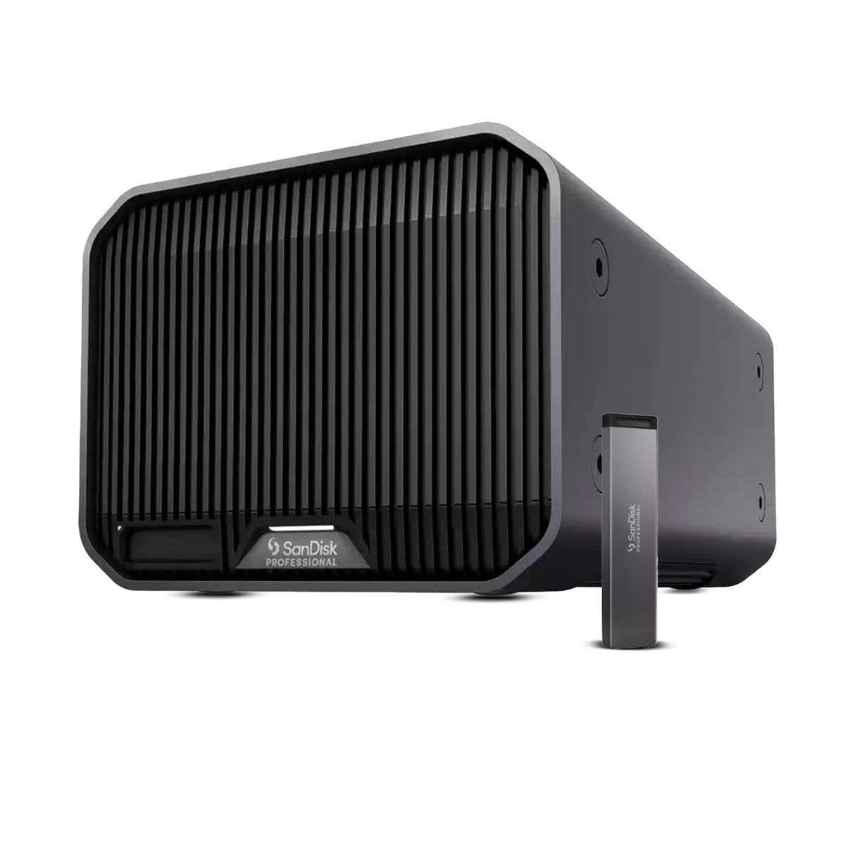 SanDisk Professional 12TB G-RAID Mirror 2-Bay RAID Array (Thunderbolt 3) with 4TB SSD Mag Bundle