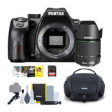 Pentax KF DSLR Camera Body (Black) with Pentax AL WR Zoom Lens and Camera System Gadget Bag Bundle