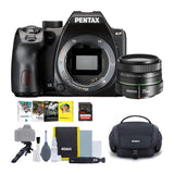 Pentax KF DSLR Camera Body (Black) with Pentax 35mm DA L f2.4 AL Lens and System Gadget Bag Bundle