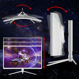 Scepture NEBULA 31.5-Inch Curved VESA Display 2560x1440 Quad HD Gaming Monitor with 99 Percent sRGB