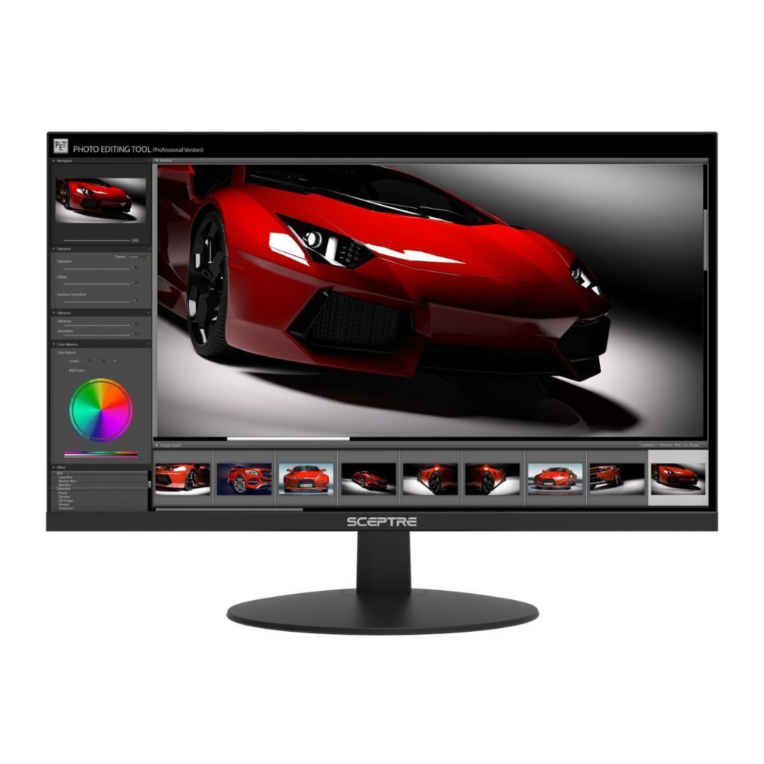 Sceptre IPS 23.8-Inch 1080p Full HD LED Edgeless Design Slim Monitor with HDMI Ports (Black)