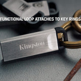 Kingston 128GB DataTraveler Kyson USB 3.2 Gen 1 Metal Flash Drive (10-Pack) Bundle