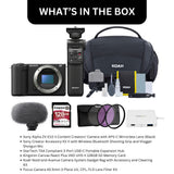 Sony Alpha ZVE10 II | APS-C Interchangeable Lens Mirrorless with 16-50mm Lens Kit | Designed for Content Creators | Black with Sony Creator Accessory Kit II bundle